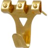 Hillman Hanging-Hardware 122196 Brass Professional Picture Hangers (75lb) 2 Pack,