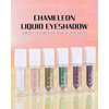 Metallic Liquid Chameleon Eyeshadow, Glitter Liquid Eyeshadow Multicolour Shifting, Multidimensional