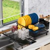 YEYPOP Expandable Dish Drying Rack - Stainless Steel Dish Rack