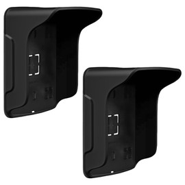 Sporgo Pack of 2 Doorbell Rain Cover: Plastic Doorbell Waterproof Cover, Anti-Glare Doorbell Protection, Rain Cover for Most Video Doorbells