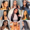 tobasew 13x6 Straight Lace Front Wigs Human Hair 200 Density