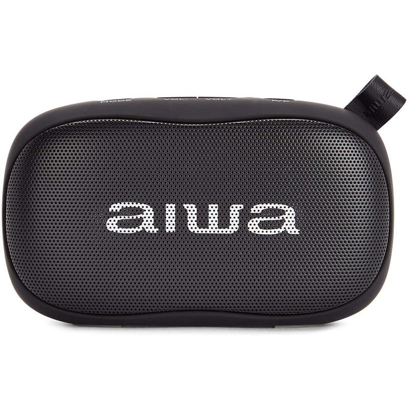 Aiwa BS-110BK Portable Wireless Speaker, 10W RMS, calls Hands-free function