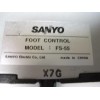 Sanyo FS-55 Transcriber Microcassette Dictation Machine Foot Pedal Control -