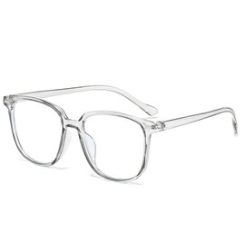 KIRVOS Blue Light Filter Glasses, Computer Safety Glasses for Men and Women, Anti Blue Light Glasses - Transparent, Reduce Eye Fatigue for Men and Women - Pack of 2, multicoloured