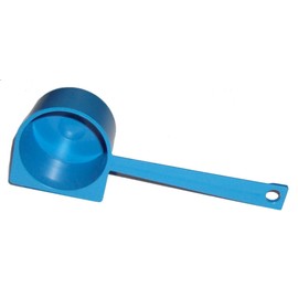 Tupperware Vintage Gadget Coffee Scoop with Level in Sky Blue