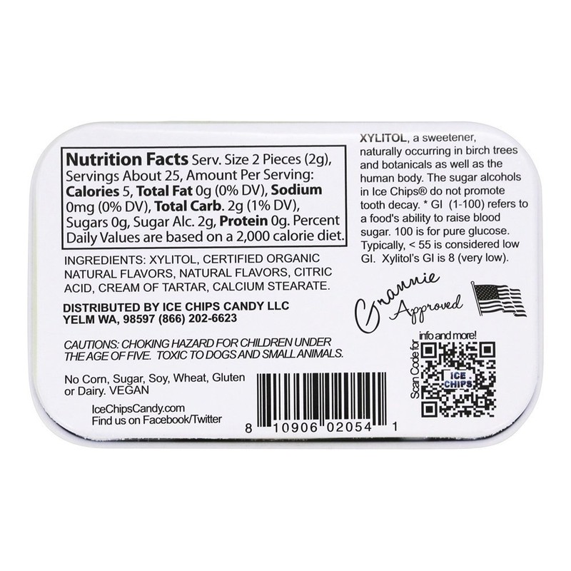 ICE CHIPS CANDY - Sour Cherry 1.76 OZ