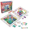MONOPOLY Junior, 2-Sided Game Plan, 2 Games in One, Game