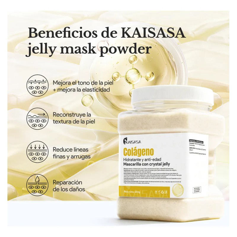 Mascarilla Jelly Kaisasa Revitalizante 650g Piel Todo Sensible