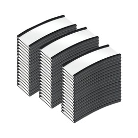 nijimomo Set of 50 Magnetic Card Holder Memo Name Plate Label Holder (76x25)