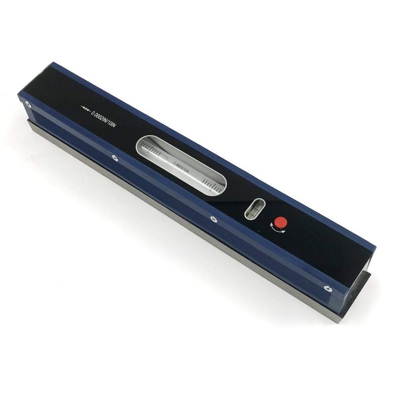 HHIP 4901-0092 Inspection Block Master Level with 2 Vials, 12"