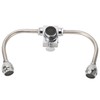 Faucet Mounted Eyewash Station Double Nozzle Emergency Eye Wash Unit