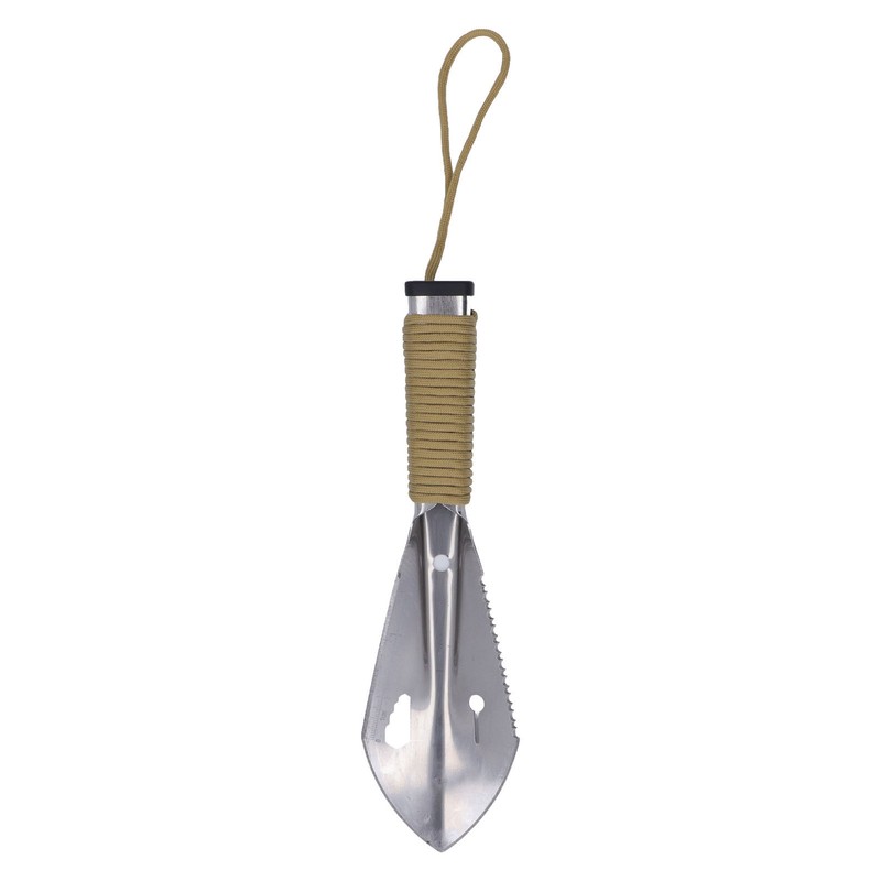 Survival Digging Trowel Stainless Steel Anti Slip Handle Multifunctional Detecting