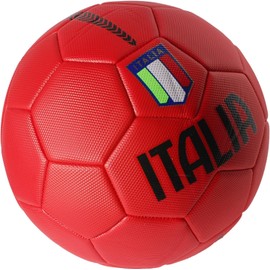 Cucuba Football for Training or Play Size 5 Red Italy