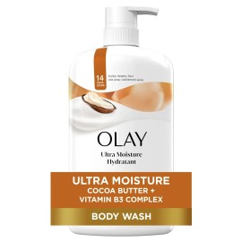 Olay Ultra Moisture Body Wash with Shea Butter.Choose Scent & Size - Cocoa Butter, 33 Fl Oz
