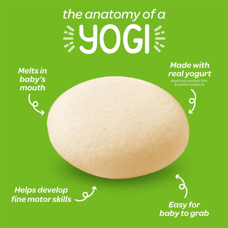 Happy Baby Organic Yogis Freeze-Dried Yogurt & Fruit Snacks, Mixed