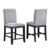 Steve Silver Yves Counter Chair - Grey (set of 2)