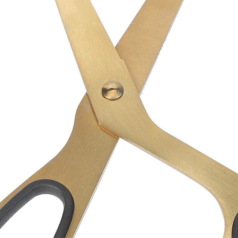 Simplified Golden Scissors, Golden Scissors, Beautiful Beautiful Colour, Unique Gold