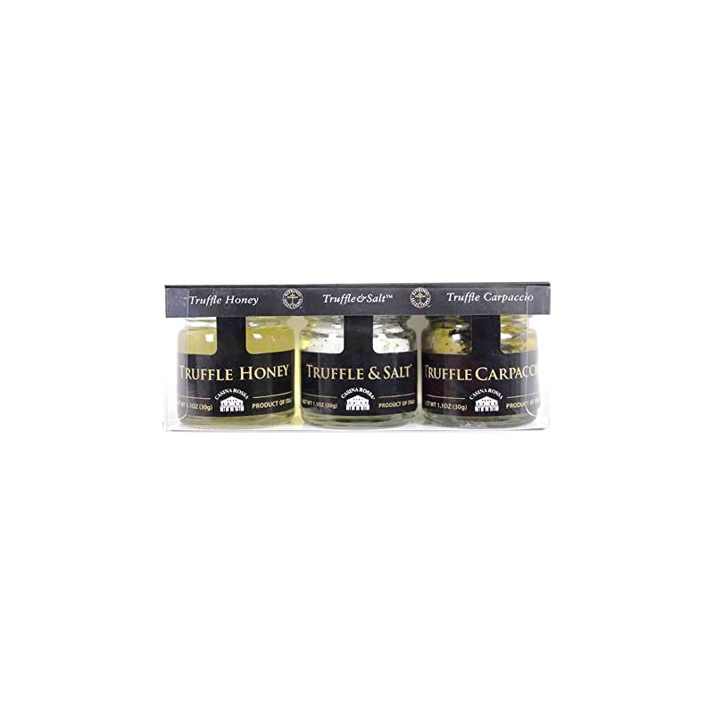 Casina Rossa Truffles Trio Pack: Truffle Carpaccio - Truffle Honey