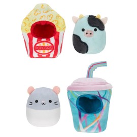 Squishville SQM0514 Accessory Set Film Marathon Super Soft Mini Squishmallows 5 cm Plush Figures with Accessories