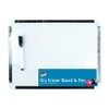 White Plastic Board with Pen Set, 4 Pieces (29.5cm x
