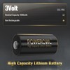 POWEROWL CR123A 3V Lithium Battery 12 Count, High Capacity 123A