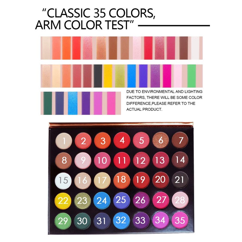 Beauty Glazed 35 Color Eye Shadow Palette, Eye Shadow Palette,
