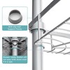 WPT Grey Shower Caddy Corner Organizer for Bathroom, Stainless Steel