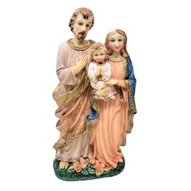 JRose Collections Holy Family Statue 22x11 cm | Handcrafted Religious Ornament | Beautiful Christian Home Décor JR1478