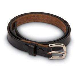 Big and Tall Premium Top Grain Leather Durable Work Belt in Black (Waist 62)