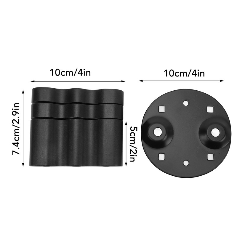 Gas Can Mount RX DLX PM Black Electrophoretic Coating Strong