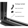 20set Black 2020 Series L-Shape Interior Inside Corner Connector Joint