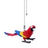 Dotlite Parrot Ceiling Fan Pull Chain,12in Vivid Bird Fan String