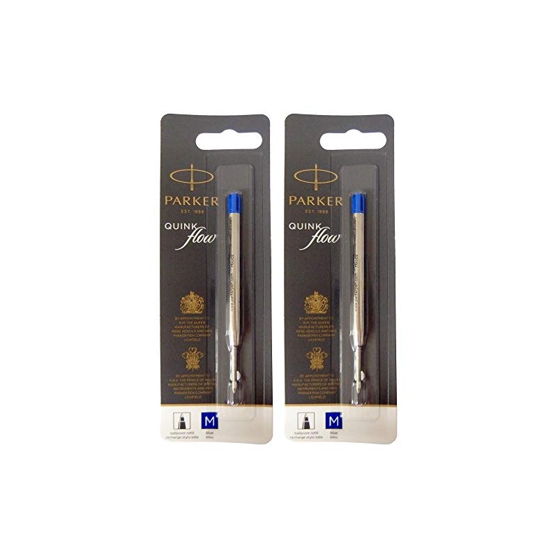 Parker 1950371 S0909480 Ballpoint Pen Refill, Quink Flow Refill, Blue,