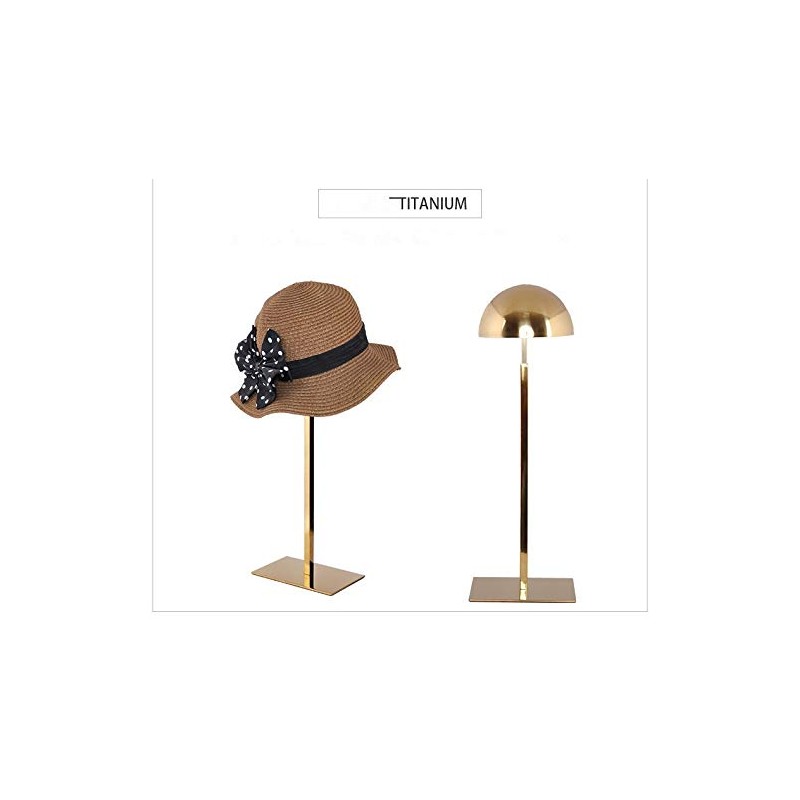 U/K Gold Stainless Steel Adjustable hat cap display stand holder