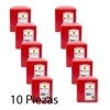 P&W Recolector De Rpbi Punzocortantes 1.5 Litros Paq C/10 Piezas