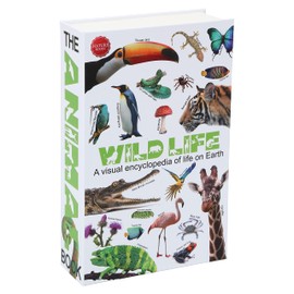 Wild Life Diversion Book Safe with Key Lock,Hidden Safe Secret Storage,Lock Box for Cash Jewelry,9.3''x6.1''x2.3''