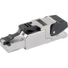 Telegärtner J00026A2000 Field Assembled RJ45 Connector for AWG24/1-AWG22/1, AWG27/7-AWG22/7 (10,