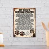 MY DOG'S BEDTIME PRAYER RETRO STYLE METAL TIN SIGN/PLAQUE (BERNESE