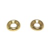 #14 (1/4) Solid Brass Finishing Washers Cup Washers Countersunk (50 Pieces)