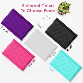 BAYLUE Baylue Hot Pink 8.5x12 Inch Poly Bubble Mailers #2 |Self Seal Padded Envelopes | Air Cushioned Bubble Mailer | Usable Size 8.5x11 Inch | 100 Pack Bulk | Waterproof | Lightweight Mailing Shipping Bags