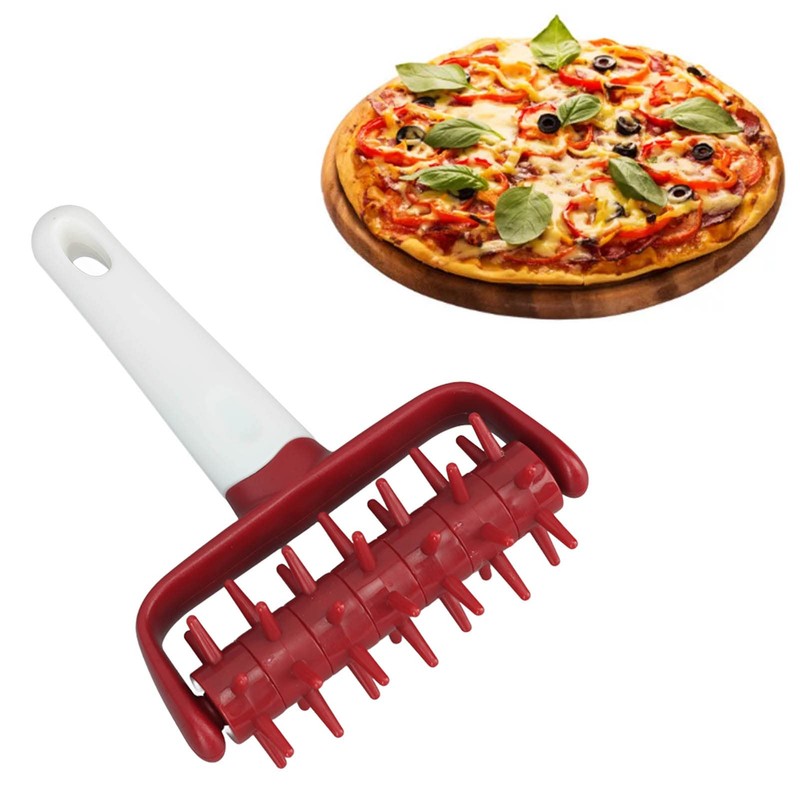 Pizza Dough Docker Roller Plastic Pizza Pin Puncher Dough Hole
