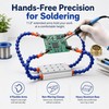 Soldering Helping Hands - 4 Flexible 11.8" Extended Arms, Heavy-Duty