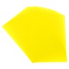 sourcing map Colored Vellum Paper, 20 Sheet Lemon Yellow Transparency