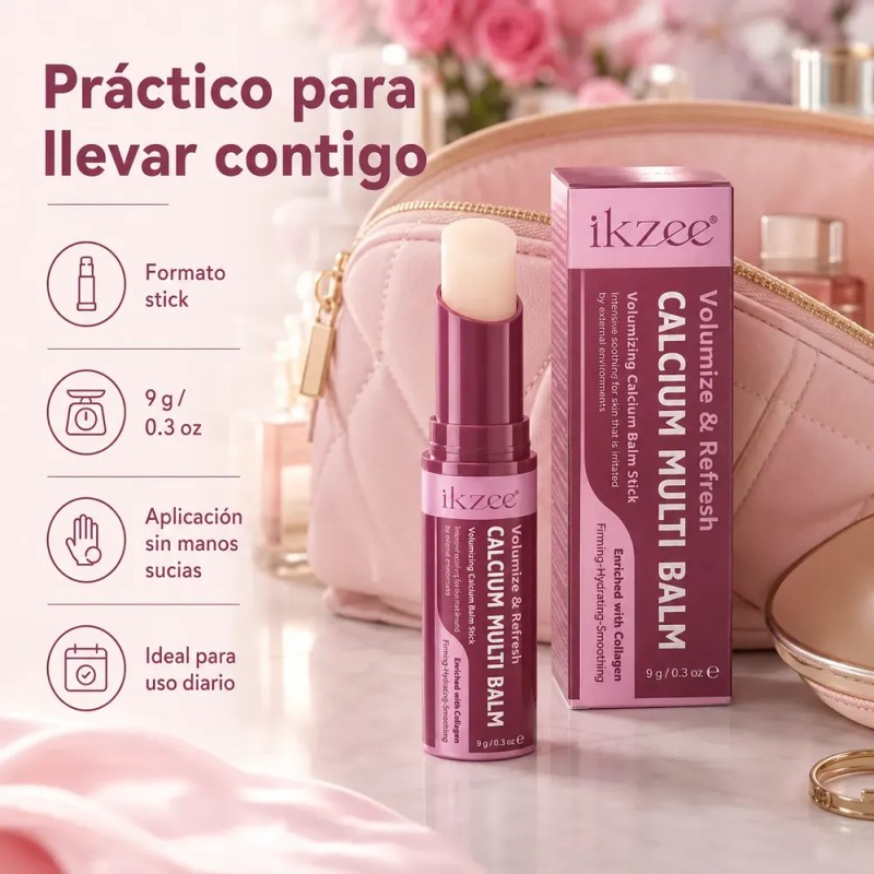 Bálsamo Facial Hidratante Con Colágeno Y Calcio Humectante