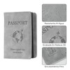 Caja de Pasaporte, 2 Pack Cartera para Pasaporte RFID, Pasaporte