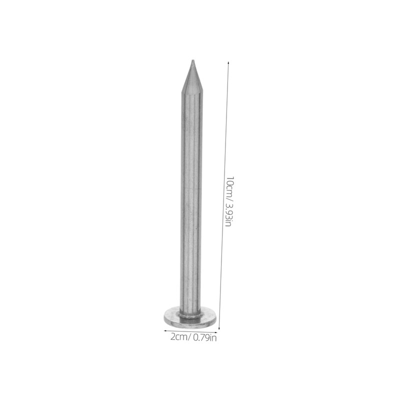 Levemolo 5pcs Low Profile Survey Stakes Heavy Duty Stainless Steel