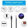 12V DC Power Pigtails Cable,0.5m/1.65ft DC 5.5mm x 2.1mm Male