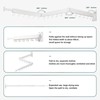LIENAHU Wall Mounted Clothes Drying Rack, Collapsible, Folding, Retractable -