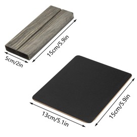 8pcs Mini Chalkboard Signs, (13 X 15cm) Double Sided Blackboard with Wooden Base, Table Numbers Display Chalk Board, Small Chalk Boards for Weddings, Schools, Parties and Other Event Decorations