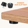 PATIKIL Rubber Feet Furniture Feet Pads 15x12x8mm Anti-Vibration Anti-Slip Bumper